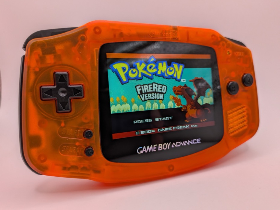 GBA · Clear Orange