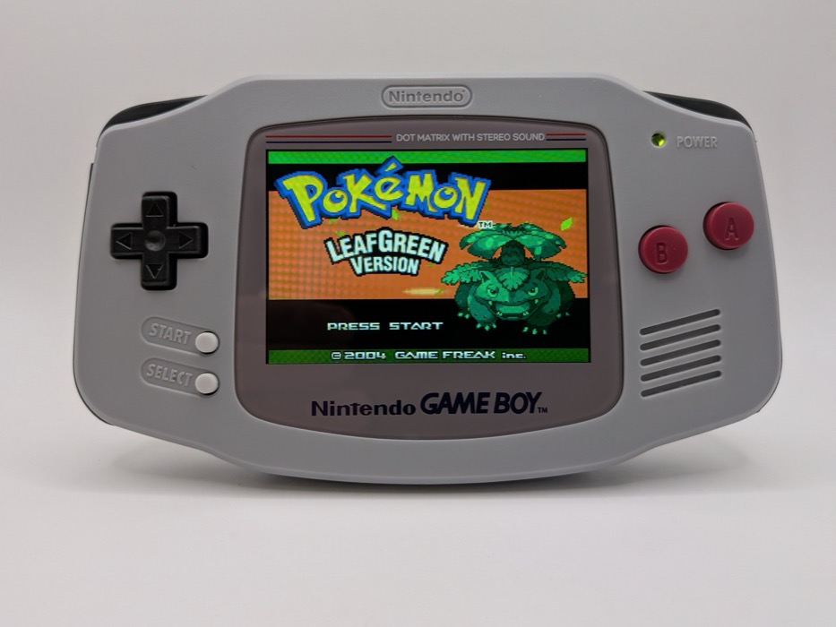 GBA · Platinum Silver