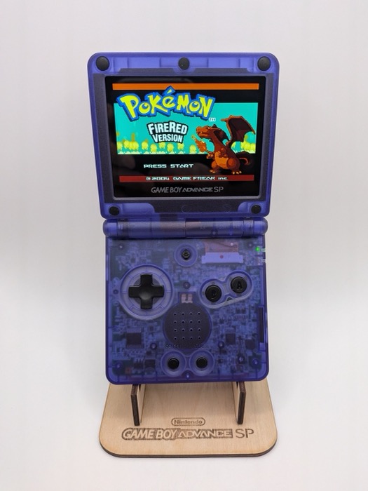 Game Boy Advance SP · Clear Blue